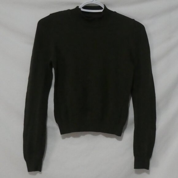 FOREVER 21 | small | Olive Green Mock Neck Long Sleeve Knit Sweater | GUC - Picture 1 of 14